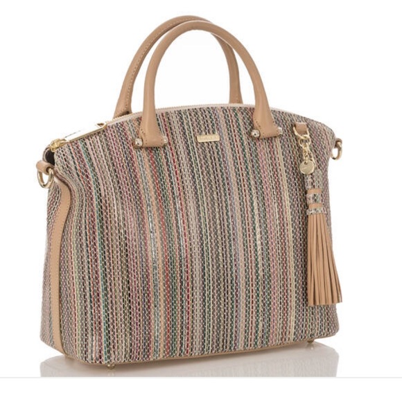 NWT Brahmin Duxbury Satchel Multi Cardenas leather - Picture 2 of 7